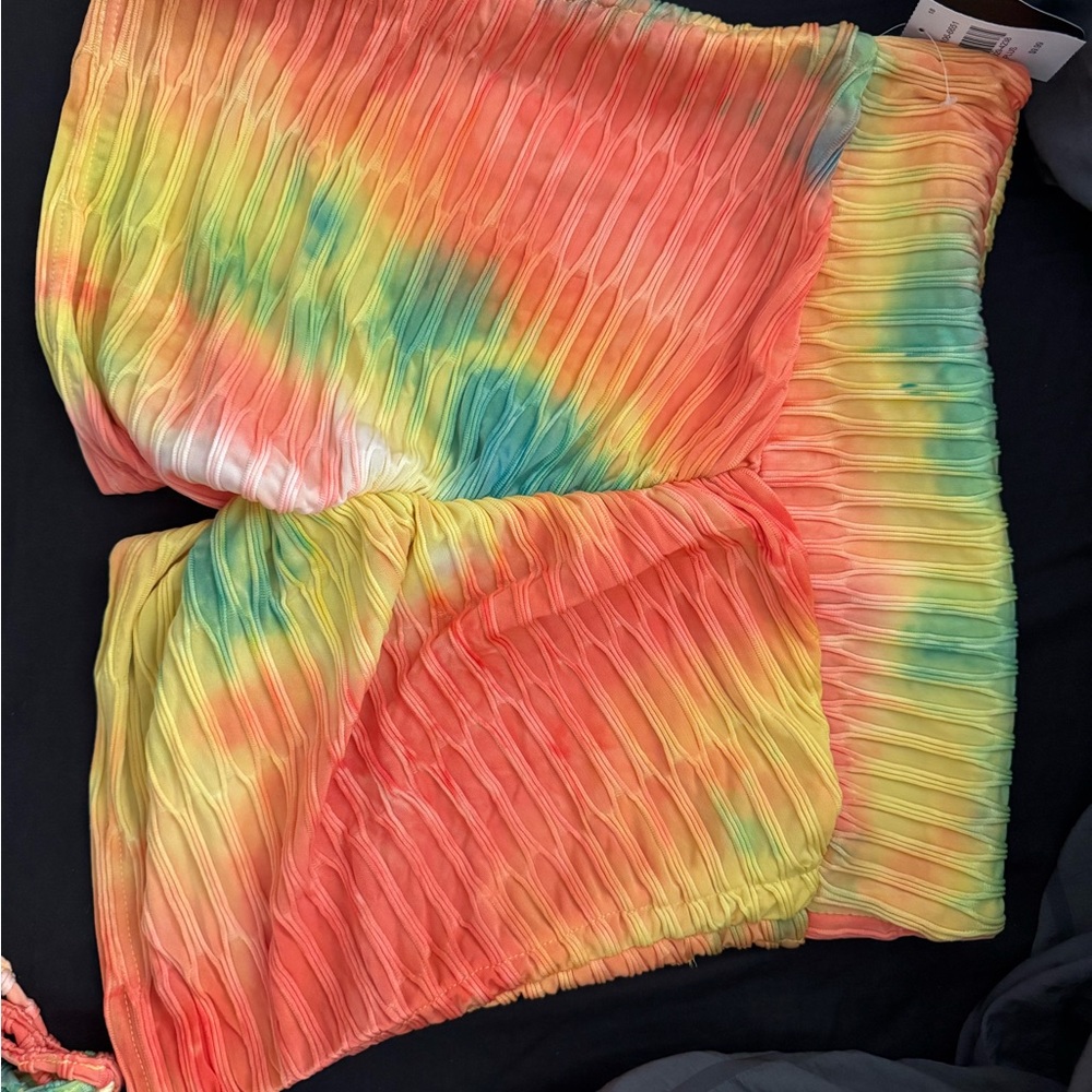 Vibrant Tie-Dye Shorts
